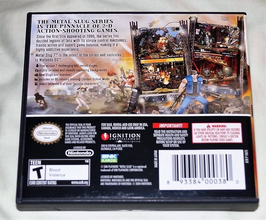 ニンテンドーDS - L SLUG 7 / メタルスラッグ 7 [DS] METAL SLUG 7（メタルスラッグ7）【新品未開封・DS欧州版